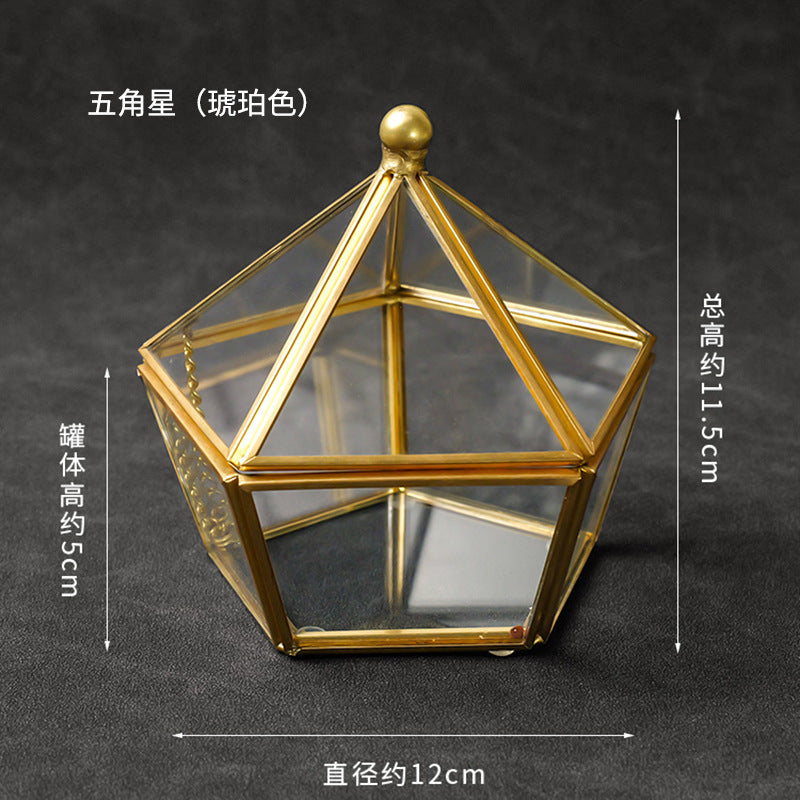 水晶消磁碗御守盐净化玻璃碗白水晶消磁碎石扩香石容器首饰收纳盒
