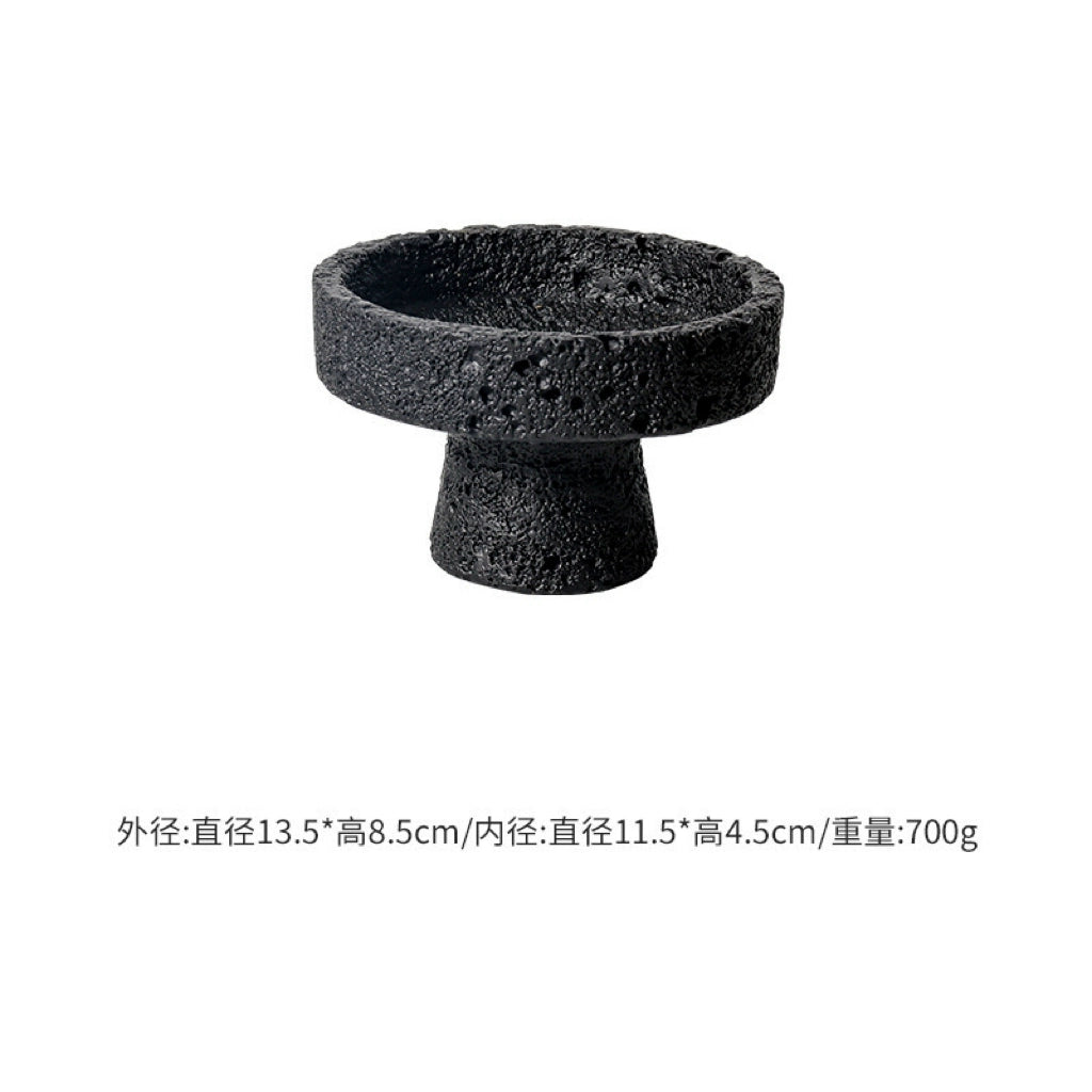 天然水晶原石造景盘微景观装饰摆件水晶球底座手链养护底盘收纳