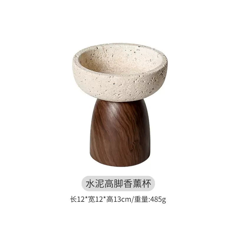天然水晶原石造景盘微景观装饰摆件水晶球底座手链养护底盘收纳
