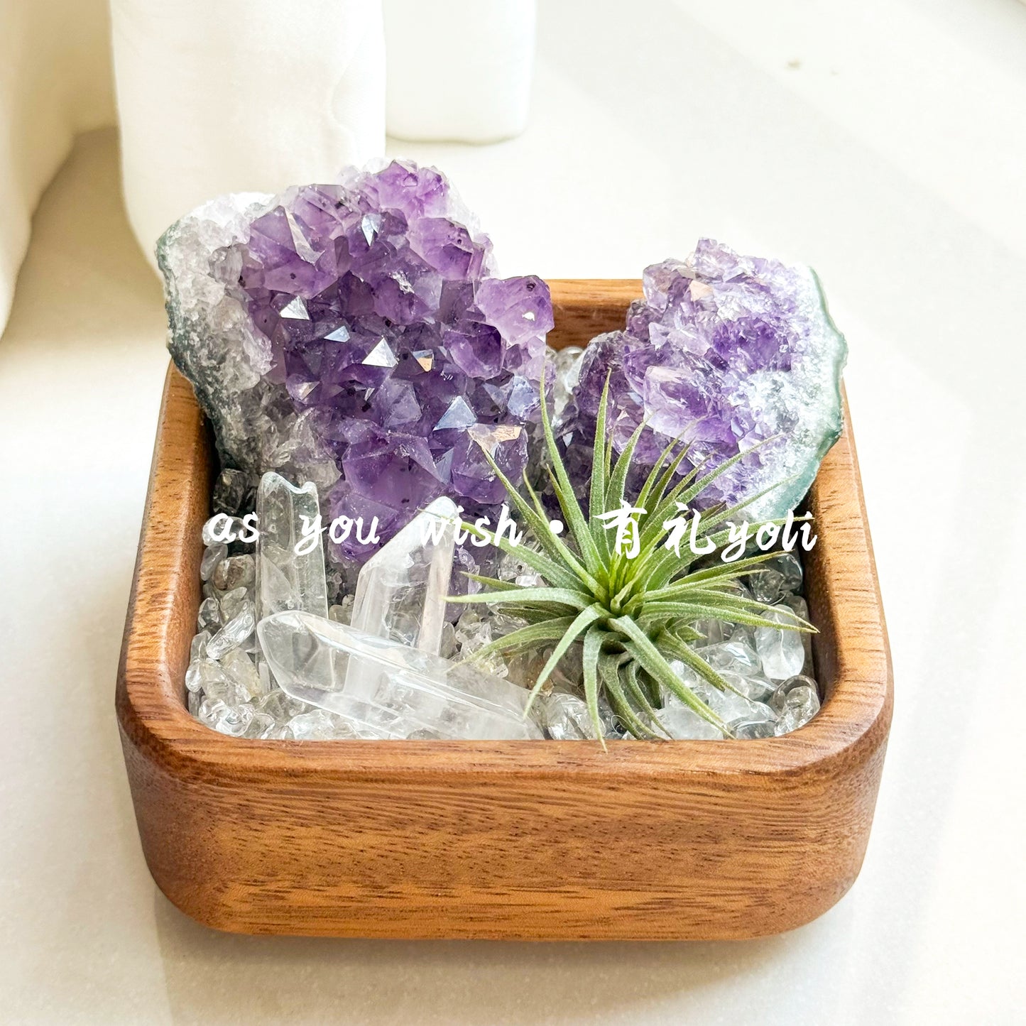 天然乌拉圭紫水晶簇摆件紫水晶能量盆景办公桌家居书房摆件礼物