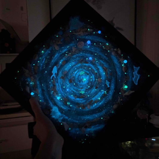 夜光款漩涡宇宙贝壳漩涡创意礼物生日礼物手工diy材料小红书同款