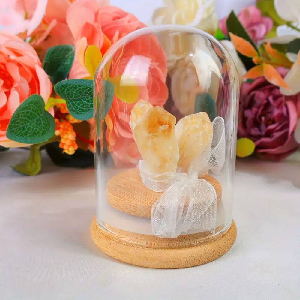 天然水晶晶簇许愿瓶创意摆件家居桌面装饰儿童水晶教学礼物批发