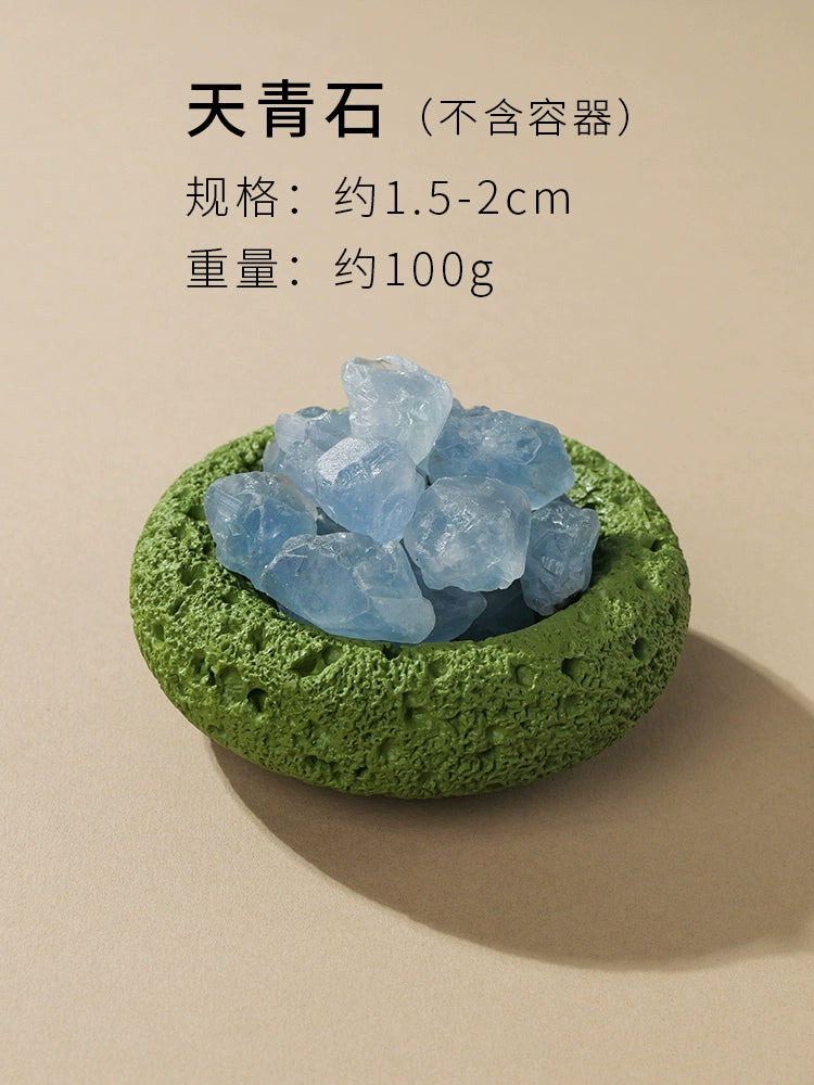 天然水晶原石矿石标本卧室无火香薰石头宝石散装扩香石消磁石摆件